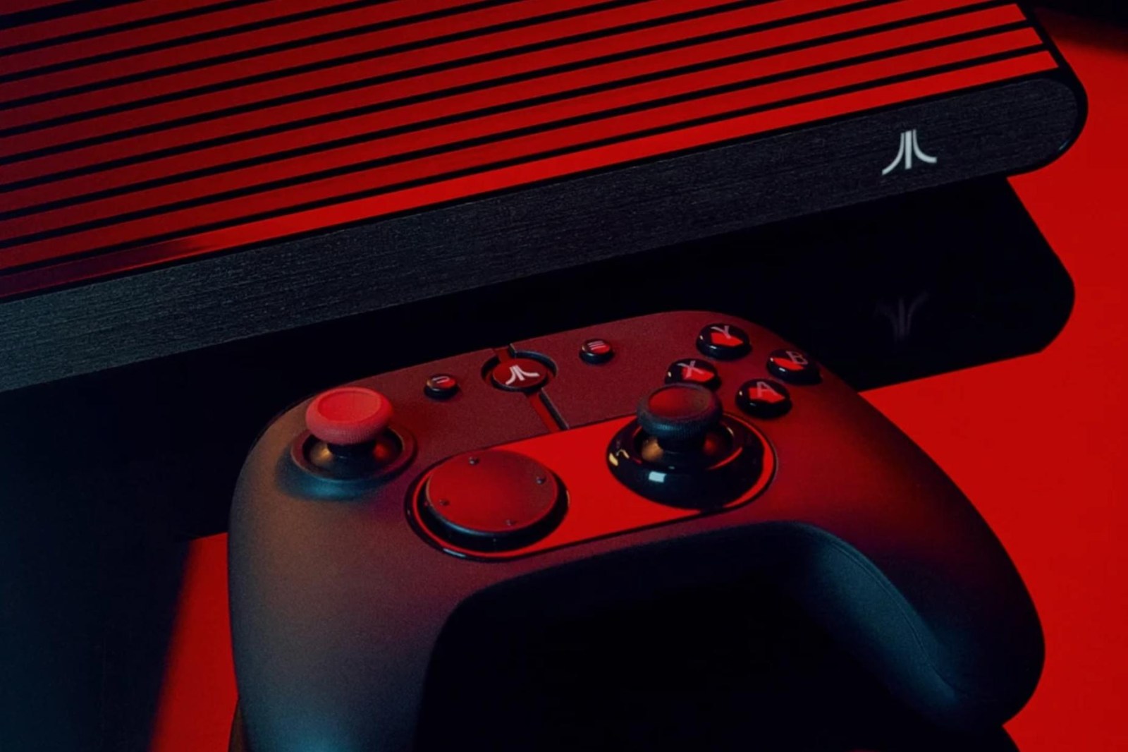 Atari VCS console and Modern Controller