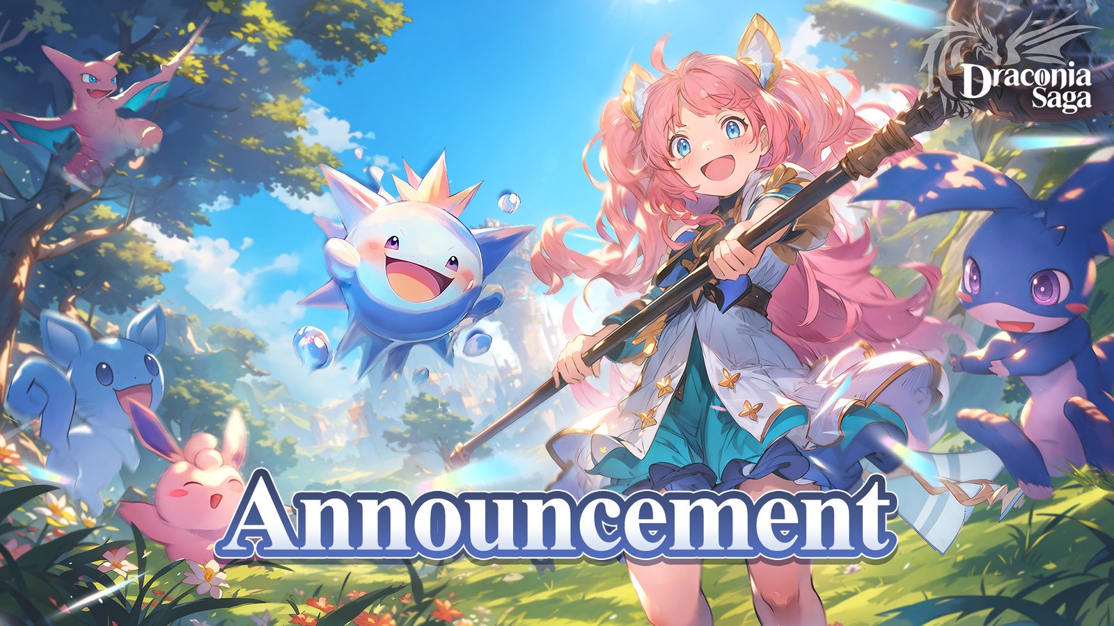 Draconia Saga GLOBAL announcement art