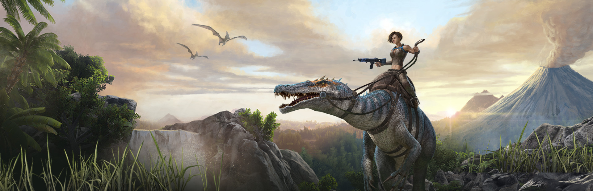 ARK: Survival Evolved Steam library hero art